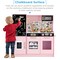 Best Choice Products Pretend Play Kitchen Wooden Toy Set for Kids w/ Telephone, Utensils, Oven, Microwave